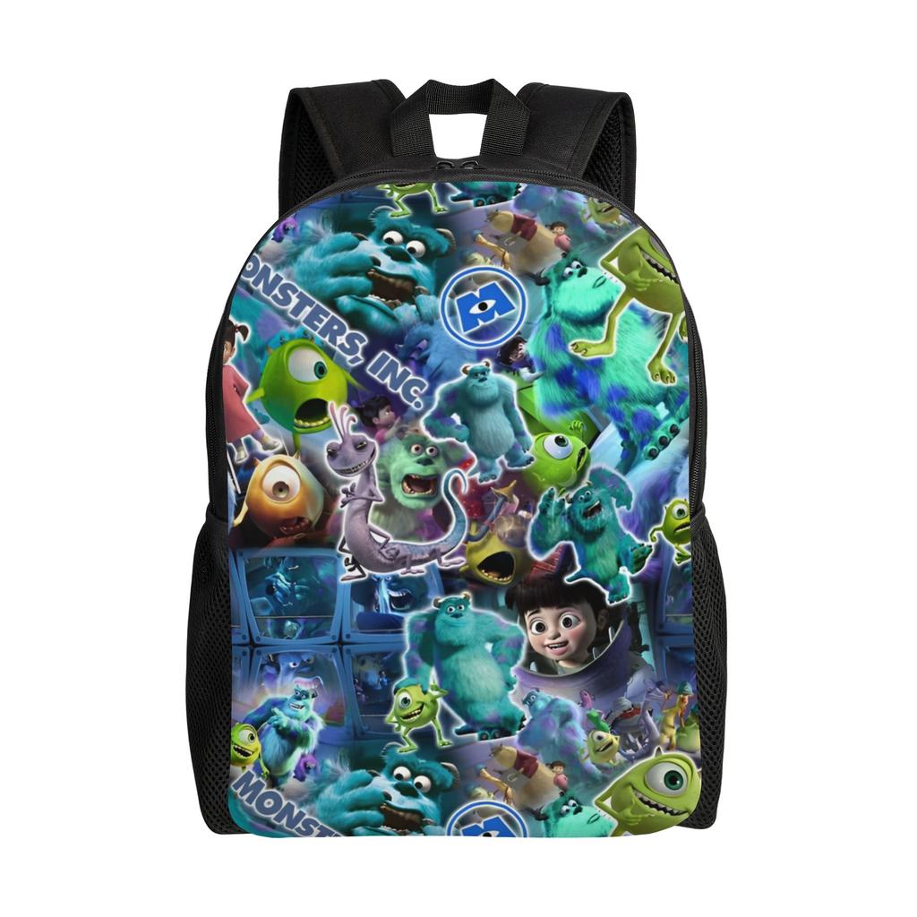 Monsters University Backpack Sullivan Sulley Mike Streetwear Backpacks Men Daily Durable School Bags Design Rucksack