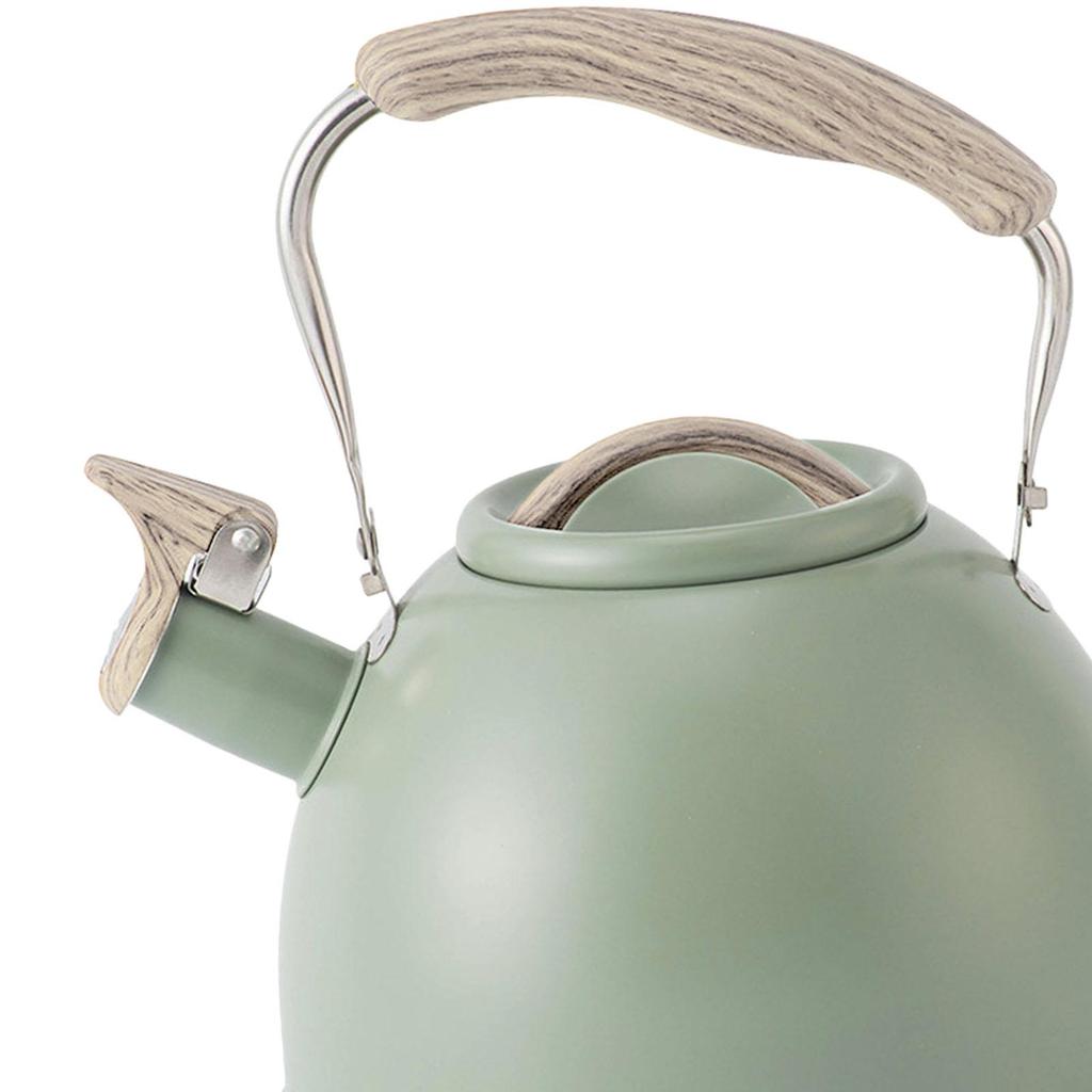 Чайник со свистком 3 л Чайник большой емкости с деревянной ручкой Посуда Чайник для кухни Походы Путешествия Кипячение воды