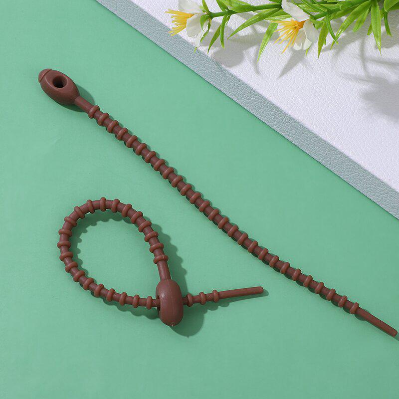 Самоблокирующийся силиконовый кабельный хомут - мультяшный брелок для ключей своими руками, многоразовый зажим