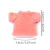 Multiple Colors Cotton Doll Clothes Cartoon Doll Dress Up Toy Obitsu 11 Dolls T-shirt  Kids