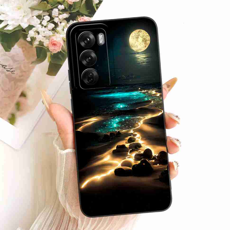 Чехол для Oppo Reno12 Pro 5G CPH2629 Новый модный painted чехол Мягкий чехол для телефона Для Oppo Reno 12 Reno12 Pro Задняя крышка Coque