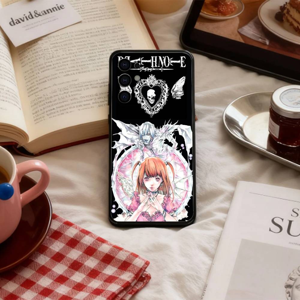 Миса аниме D-Death N-Note Чехол для телефона для Samsung S 25,24,23,22,30,21,10,9,Ultra,Plus,Lite,FE,4,5 G Мягкий черный чехол