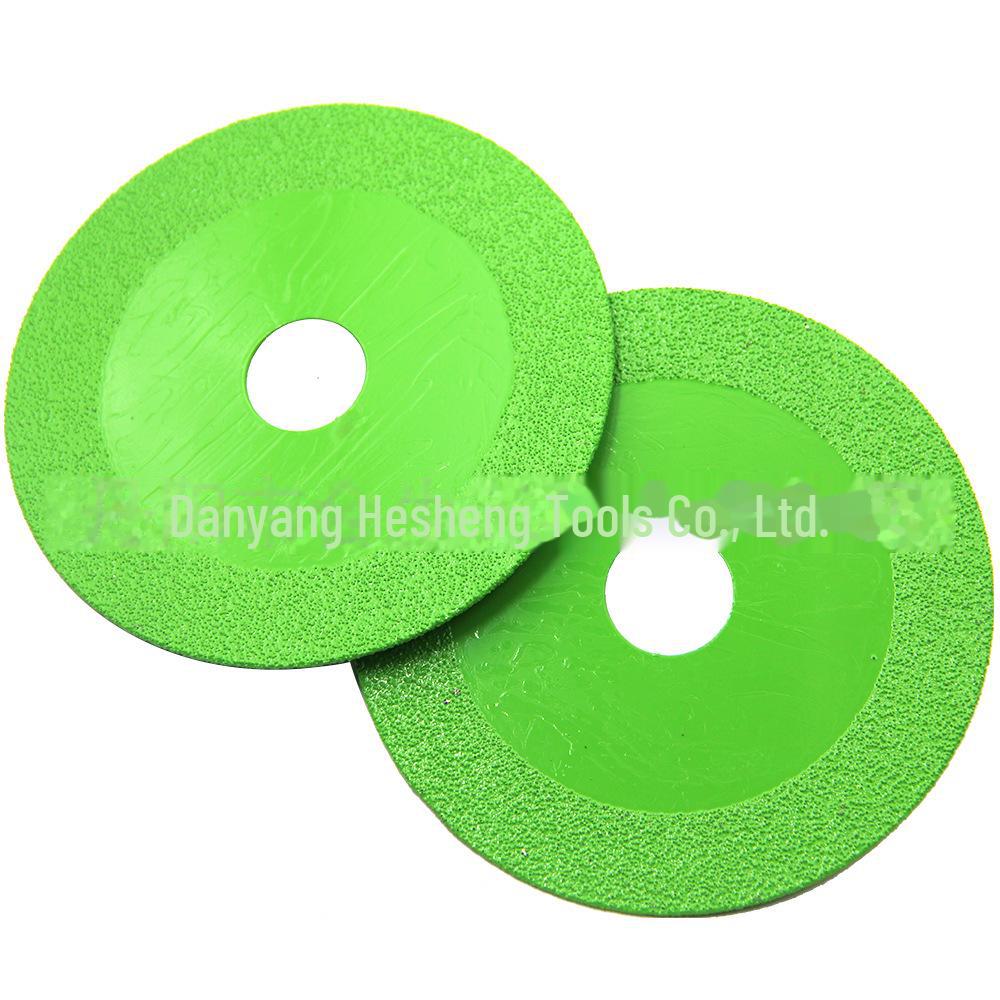 Алмазное сверхтонкое зеленое лезвие для пайки припоем для резки керамики, нефрита, стекла, плитки и винных бутылок.