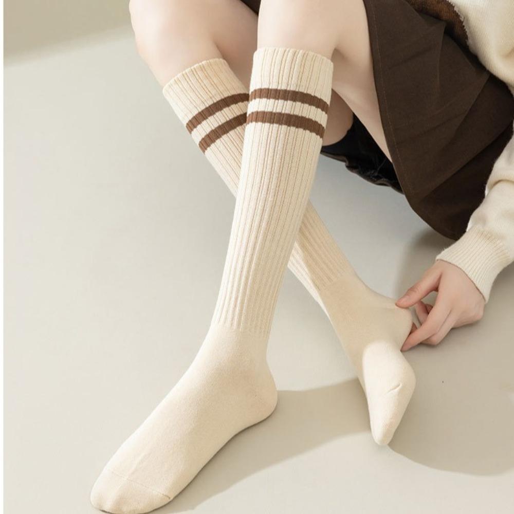 Дышащий Зимний Компрессионный Чулок Повседневные Носки Средней Длины Новые Женские Колготки Осень Зима