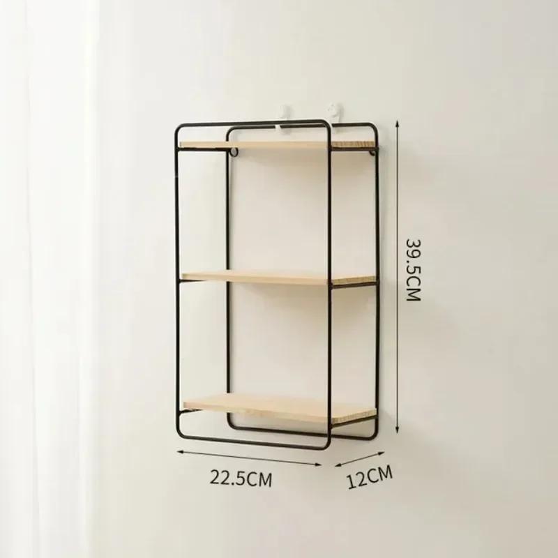 Floating Rectangular Shelf Wall Mounted Storage Racks Coffee Shop Wall Decoration Pendant Restaurant Creative Wall Decor Frame
