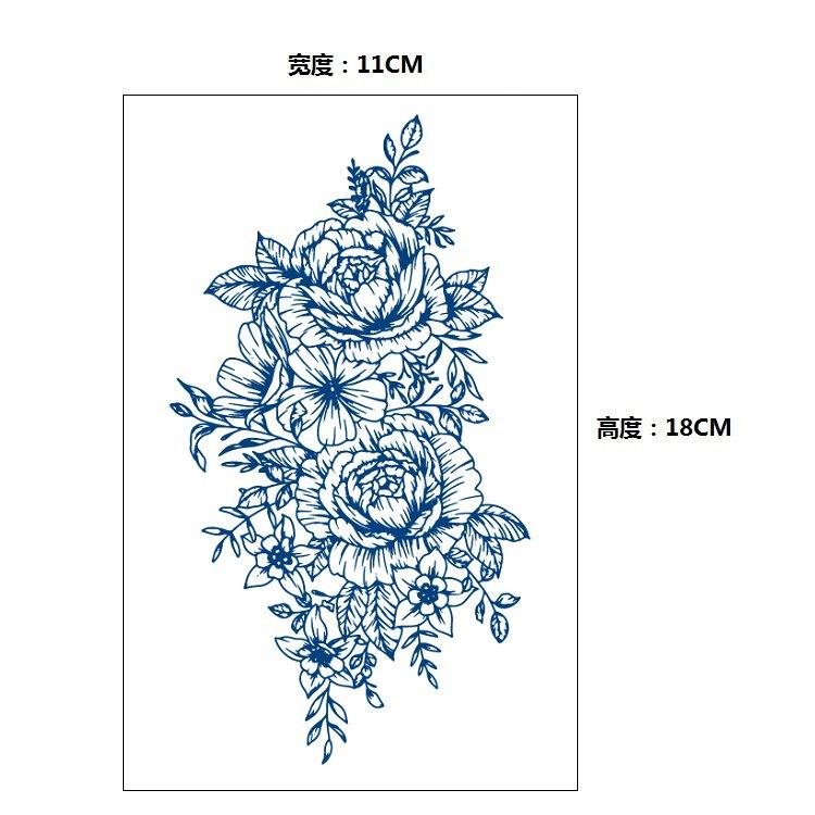 Xinyao Herbal Постепенное изменение Интернет-знаменитости Не отражают свет в течение длительного времени Не отваливаются Водонепроницаемая наклейка для татуировки Наклейка