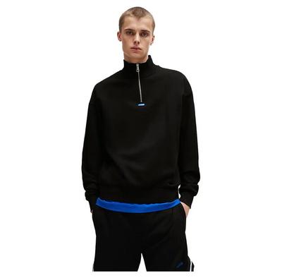 HUGO Neeler 10249110 BLUE half zip свитшот