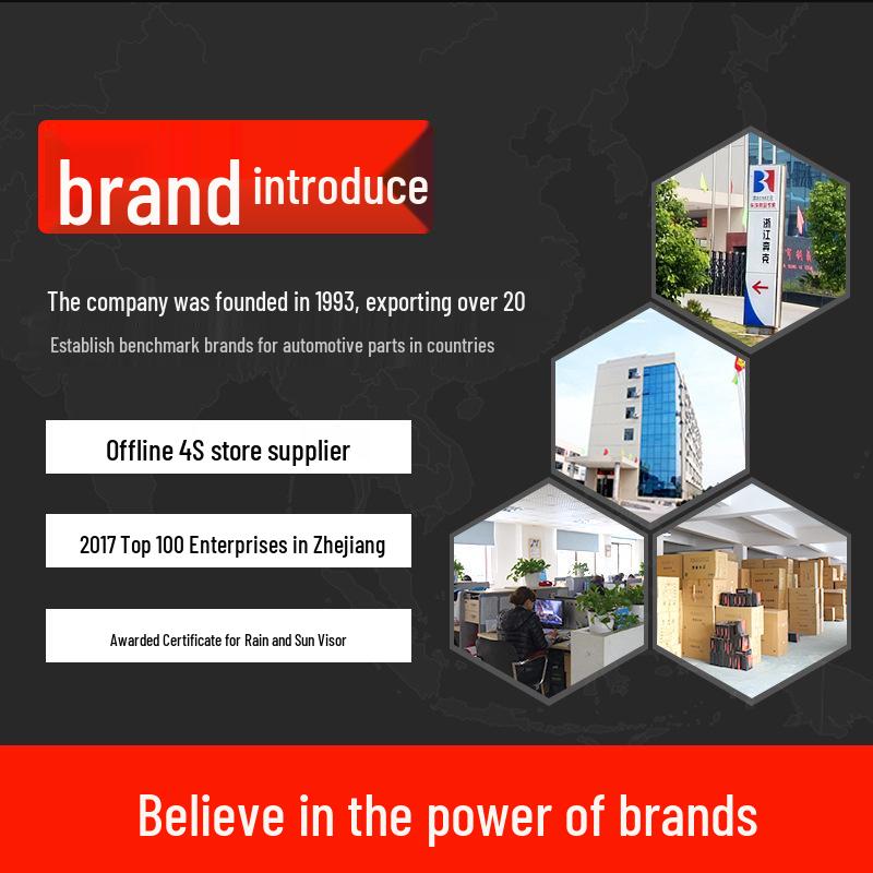 AITO M7 Rain & Sun Shields: 6-Piece Car Window Accessories for 26 Models