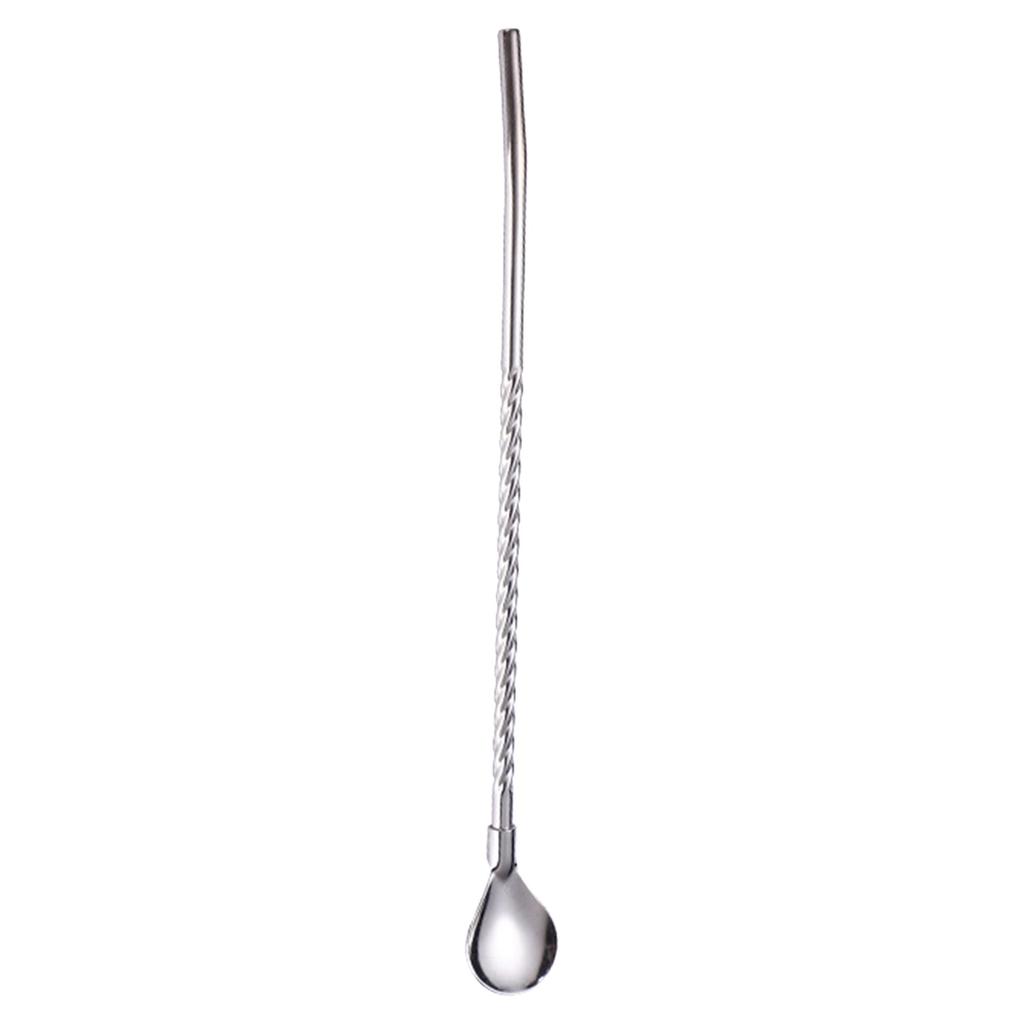 304 Stainless Steel Straw Spoon Stirring Straw Stirring Straw