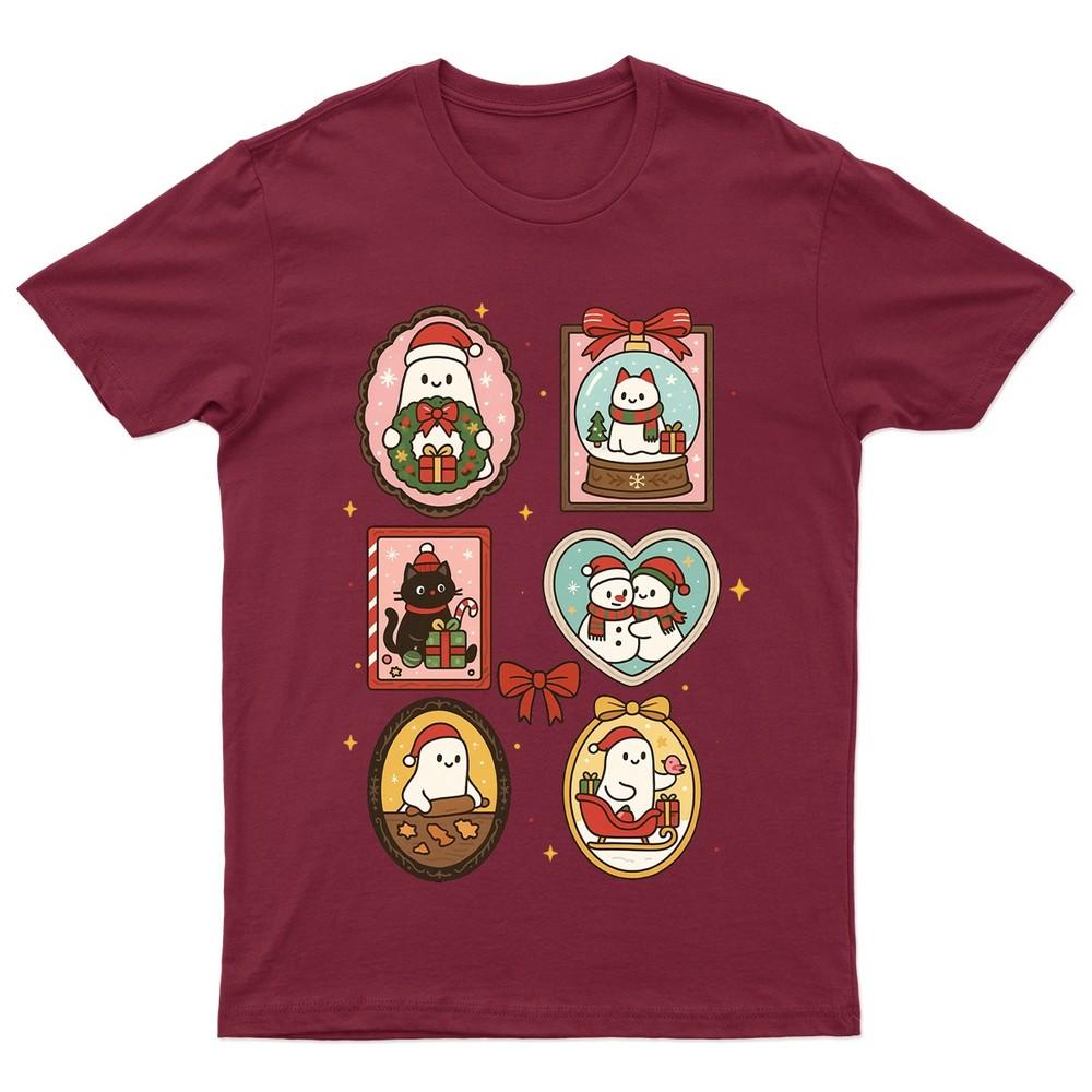 Kawaii Christmas Cute Holiday TShirt Unisex Gift Retro Seasonal Funny Xmas
