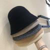 Fashion Women Winter Knitted Thicken Autumn Bucket Hat Warm Hats Felt Wool Hat Fishing Cap