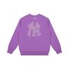 New MLB Old Flower Sweatshirts Unisex Purple 3AMTM0114-50LDD