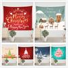 Cross-border E-commerce Amazon European and American Christmas Hanging Cloth Background Cloth Tapestry
