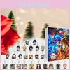 Demon Slayer Holiday Acrylic Keychain Series With 24 Figurines For Celebration Gifts