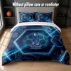 Tottenham Hotspur Design Bed Bedding Set 1 Duvet Cover + 2 Pillowcases Soft Breathable Household Bed Linens