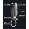KeyUnity KM00 Titanium Belt Clip Mens Double-Sided Use Key Ring Stylish
