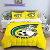 Fortuna Sittard Pattern Bedding Set Quilt Cover Pillowcase Home Decor Gift (1 * duvet cover + 2 * pillowcase, without core)