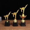 Пластиковая Модель Золотой Трофей Награды Боевые Искусства Награда Победителя Трофей Игрушка Школьный Наградной Приз