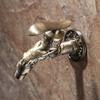 Carved Wall Mount Zinc Alloy Antique Bronze Bibcock,Decorative Outdoor Garden Faucet Washing Machine Faucet Small Tap
