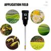 Измеритель влажности почвы Измеритель влажности почвы PH Точное обнаружение Измеритель теста почвы Автономный гигрометр Датчик для садоводства и сельского хозяйства