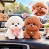 Simulation Pet Dog Squishy Toy Silicone Dog Toy Reduce Pressure Ornament  Desktop Home Decoration