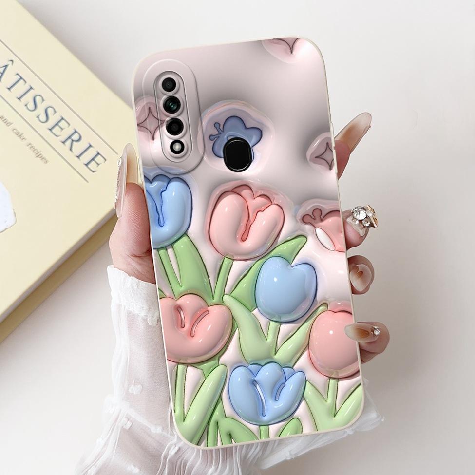 Чехол для Oppo A31 2020 CPH2015 Чехол A8 PDBM00 Милый Кот Модный Роскошный Силиконовый Ударопрочный Чехол для Телефона Для Oppo A8 Задняя Крышка