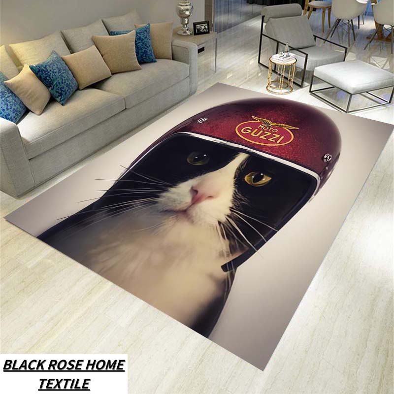20 Style Retro Motorcycle Moto G-Guzzi Carpet Living Room Sofa Kitchen Table Floor Mat Fashion Decoration Leisure Anti slip Rug