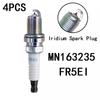 New 4pcs MN163235 FR5EI Iridium Spark Plug For Mitsubishi Outlander Delica D5 Citroen For Peugeot 4007 Auto Part