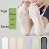 1 Pairs Professional Women Yoga Socks Cotton Anti-slip Ballet Pilates Socks Women Breathable Soft Dance Indoor Sports Boat Sock