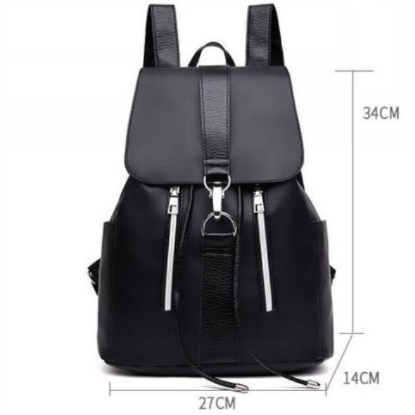 Женский рюкзак в стиле преппи, водонепроницаемый, с металлическим кольцом и молнией, рюкзаки AVE