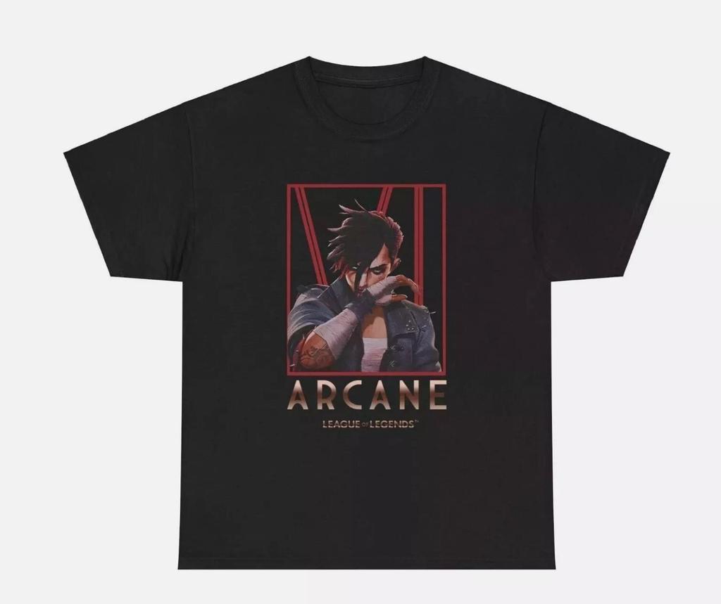 Arcane VI League Of Legends T-Shirt Size S-5XL