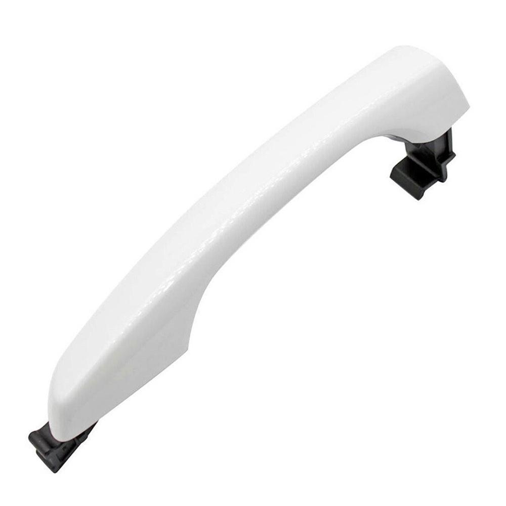 Дверная ручка белая для Hyundai Elantra 2017-2020 передняя правая наружная #82661-F2010