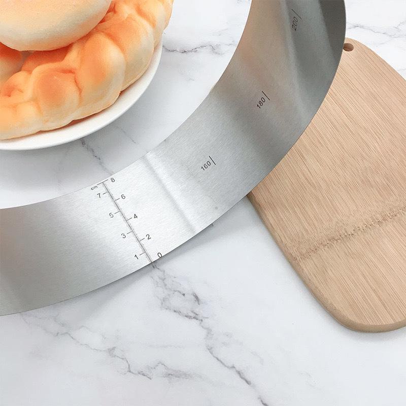Регулируемое кольцо для мусса из нержавеющей стали (6"-12") - Жаропрочная форма для торта