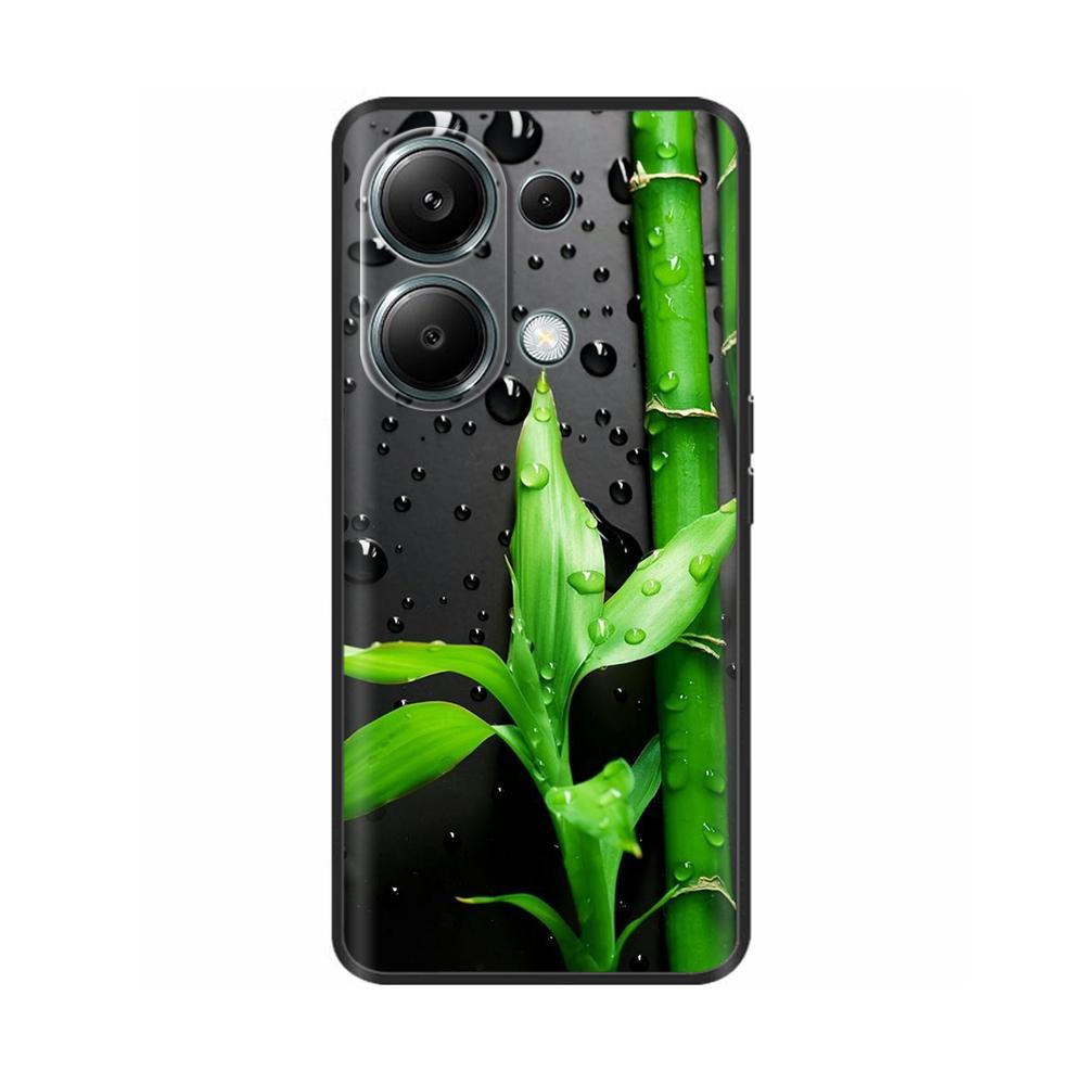 Для Xiaomi Poco M6 Pro Чехол Ударопрочный Силиконовый Крашеный Мягкий Чехол для Телефона Для Xiaomi Poco M6 Чехлы Для Xiaomi PocoM6 Pro Fundas