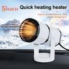 Car Heater 12V: Quick Heating Cooling Fan, 360 Degrees Rotary Base, Universal SUV Truck Auto Space Heater, Cooler, Windshield Defroster Defogger