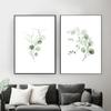 Green Plant Leaves Poster Print Wall Art Canvas Painting Botanical Eucalyptus Picture for Living Room Home Decor Decoration