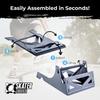 SkaterTrainer Origami Skateboard Stand and Portable Skate Black Display,