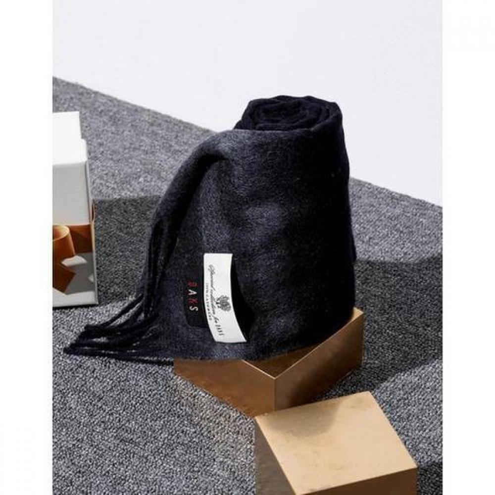 Daks Unisex Cashmere 100 Scarf Black Check Dbmu5f913g3