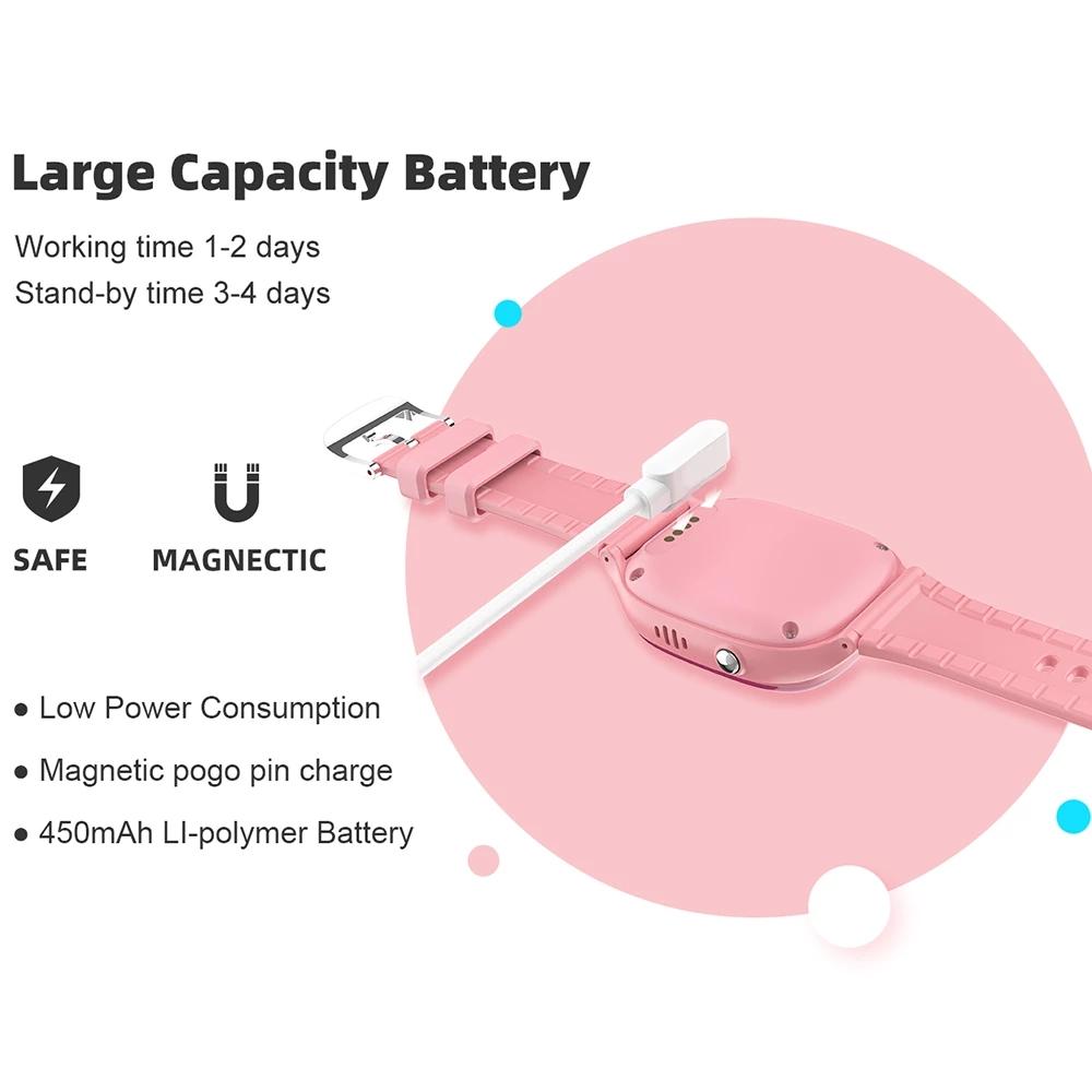 Children's Smart Watch SOS Phone Watch Smartwatch for Kids 2G Sim Card IP67 Waterproof Kids Watch Clock Boy's Girl's Gifts