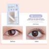 1 комплект двойных лент для век с пустым флаконом-аппликатором, бесклеевой дышащий натуральный невидимый стикер для неровных век