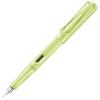 LAMY Safari Spring Green Fountain Pen In Ergonomic Grip and Polished Steel Size EF Ideal for Writing and Calligraphy Includes LAMY T10 Blue Ink