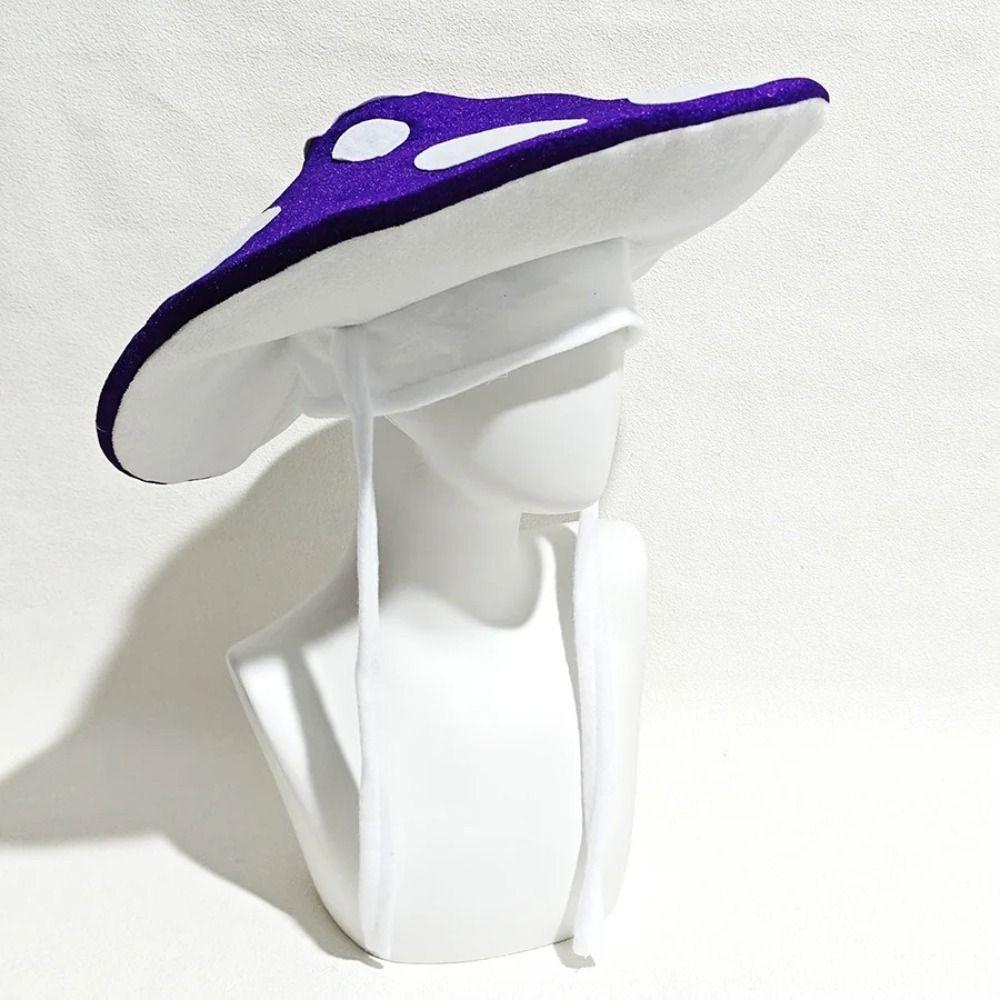 Cartoon Mushroom Plush Hat Plush Cosplay Headgear Cute Roleplaying Photo Hat Photo Session