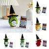 Halloween Wizard Hat Crochet Doll with Encouraging Card Emotional Support Handmade Knitting Positive Duck Pineapple