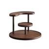 Large Capacity Round Base Storage Rack Detachable Perfume Jewelry Display Stand  Vanity