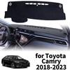 Подходит для Toyota Camry 70 XV70 2018- Коврик на панель автомобиля Покрытие приборной панели Защитный ковер Кожаные аксессуары DashMat Солнцезащитный козырек