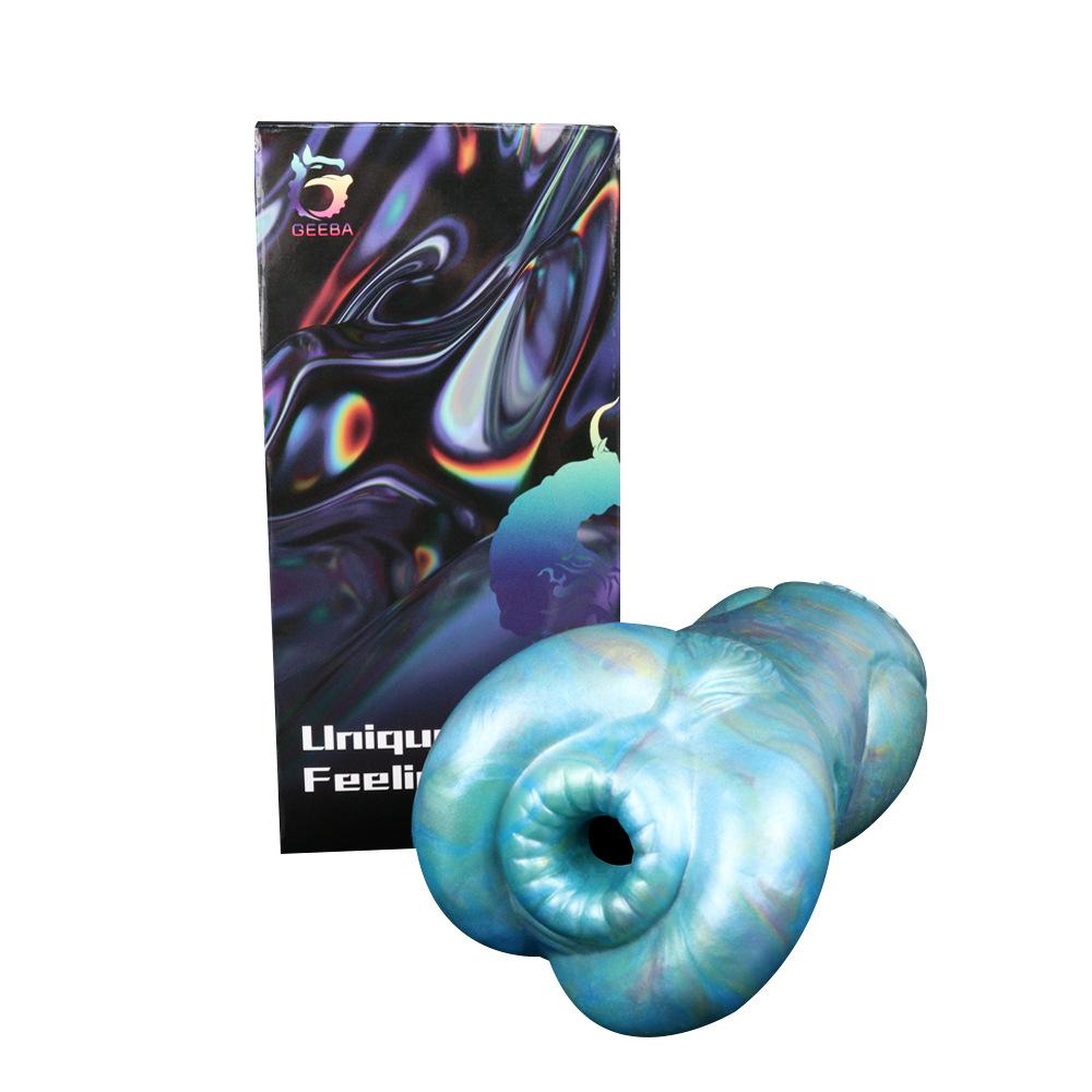 Мужской мастурбатор, перевернутая чашка для мастурбации, мягкая силиконовая секс-игрушка, тренировочный пенис, карман, анальная кукла для геев, вагина