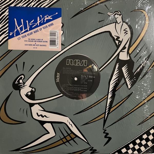12-дюймовая пластинка ALISHA - Let Your Heart Make Up Your Mind 68211RD RCA VICTOR 1987 США Танцевальная и электронная музыка Б/у