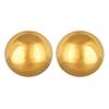 [R4863] - Golden 'Balls' Steel Buckles - 4 Mm