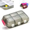 Container Organiser Medicine Organizer Box 12 Grid Pill Box Medicine Tablet Storage Medication Case
