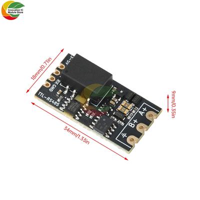 Изолированный модуль преобразования уровня TTL в RS485 DC3.3V-5V, последовательный порт, автоматическое переключение, множественная защита, высокая скорость передачи данных 2 Мбит/с